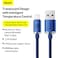 Baseus USB to Lightning Braided Cable (1.2m) Crystal Shine Series Charge &amp; Sync Cable Blue