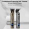 Generic-Electric Clippers LCD Digital Display Home Hair Trimmer Retro Oil Head Hair Razor USB Rechargeable Household DIY Hair Cutting Machine