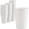 Yesocea 12 Oz. White Paper Cups Serve Your Drinks With Convenience And Style Disposable Hot Chocolate, Cocoa, Water, Coffee Cup [50 Cups]