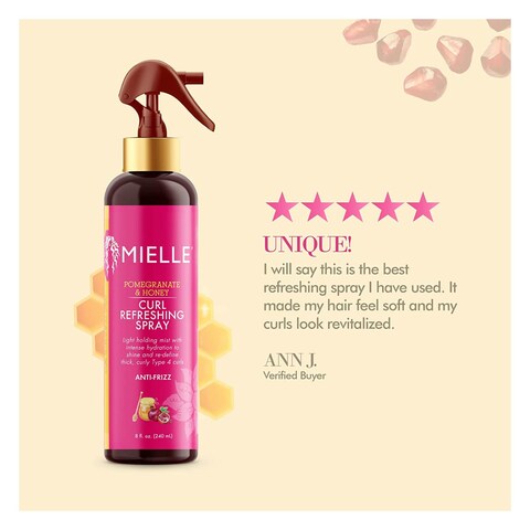 Mielle Organics Pomegranate And Honey Curl Refreshing Spray 240ml