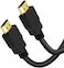 DKURVE&reg; High Speed 1.4 Version HDTV Cable Male to Male - Audio Return, Video, Black - 15M
