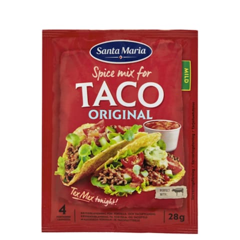 Santa Maria Spice Mix For Taco Original Mild 28g