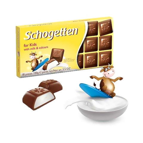 Schogetten Milk Chocolate with Milk Filling 100g