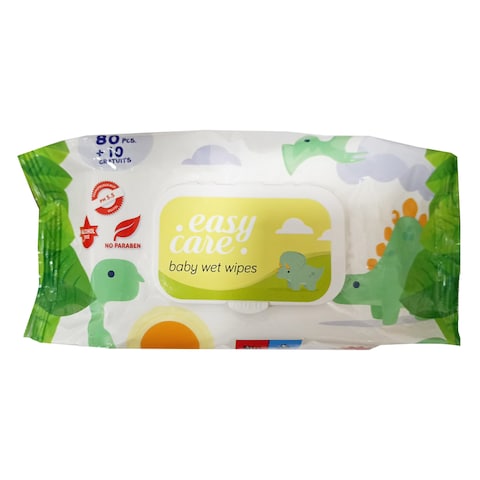 Easy Care Baby Wipes 80+10 Sheets