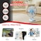 Rechargeable Oscillating Fan 5 Speed With LED Light Fan 16 inch 25W