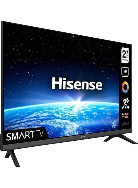 هايسنس 32 بوصة، HD، تلفزيون ذكي، 32A4GTUK، تحسين الألوان الطبيعية، DTS Virtual X، نظام VIDAA U5، واي فاي، ، 2021