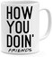 Papeyone Ceramic How You Doin Friends Mug White