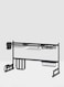 Generic Over The Sink Dish Drainer Drying Rack Black