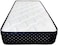 Comfy White Flat Knitted 190x90x10cm Medicated Long Mattress with Black Border
