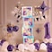 Baby Shower Boxes Party Decorations &ndash; 4Pcs Transparent Balloons Decor Baby Box Baby Blocks Decorations for Boy Girl Baby Shower 1st Birthday Party Gender Reveal Backdrop (Rainbow Silver)