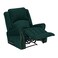 إن هاوس كرسي استرخاء ثابت منجد بالمخمل - أخضر غامق - NZ120