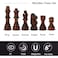 FITTO Magnetic Wooden Chess Set - Folding Board for Easy Storage and Transport
