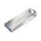 سانديسك الترا لوكس محرك فلاش USB 128 غيغا بايت - فضي