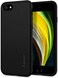 Spigen Liquid Air designed for iPhone SE (2020) case/iPhone 8 / iPhone 7 cover - Matte Black
