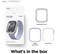 Elago Duo for Apple Watch Series 8/7 (45mm), Series 6/SE/5/4 (44mm) cover case - Clear Purple