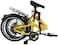 Vego Fold Folding Bike 6 Speed 20 Inch, Yellow