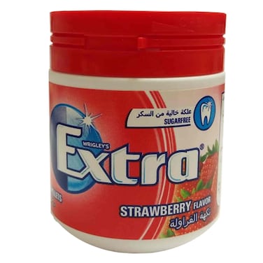 Extra Gum Bottle Strawberry Gum 86GR