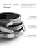 Ringke  - Samsung Galaxy Watch 4 44mm Case-  Slim Series-  Clear + Dark Chrome