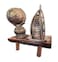 Home Decoration Wooden Anituqe Look Beautiful Burj Al Arab globe for Desk Decoration Birthday Gift
