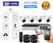 Tomvision - 4Channel AHD Camera KIT with 1TB Hard Disk 2Megapixels/720P CCTV Security Recording System CCTV Kit 4Pcs Indoor Dome Camera and P2P Cloud Alarm System Home Security (4Channel(1TB), 4Indoor)