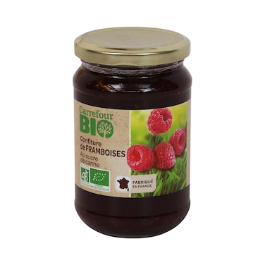 Carrefour Bio Raspberry Jam 360g