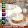 Fitto Snuggling Cloud Rain Diffuser, Snuggle Cloud, Raindrop Humidifier, Mushroom Waterfall Lamp, Anxiety Stress Relief, Mushroom Lamp, Improves Sleep Focus, Relaxing Sound