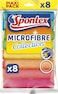 Spontex Microfibre Multi-Purpose Cloths - Pack of 8 x 3