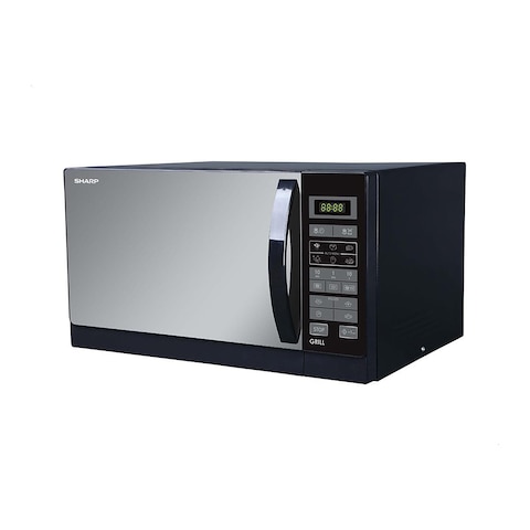 Buy Sharp Microwave Oven with Grill 25 Liters 900 Watt - Black - R-750MR(K) in Egypt