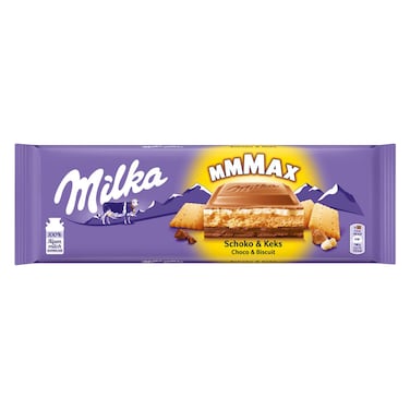 Milka Mmmax Chocolate And Biscuit 300GR