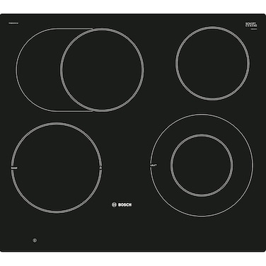 بوش موقد كهربائي مدمج ذو 4 مناطق PKN601DV1M - أسود 60 سم، ضمان سنة واحدة من الشركة المصنعة