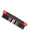 Yato - Soft Grip Steel Wire Brush Black/Orange 180x65millimeter
