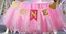 Alemon 1st Birthday Girl Baby Tutu For High Chair Decoration And&quot;One&quot; Pennant Happy Highchair