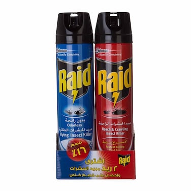Raid Crawling and Flying Insect Killer - 400ml