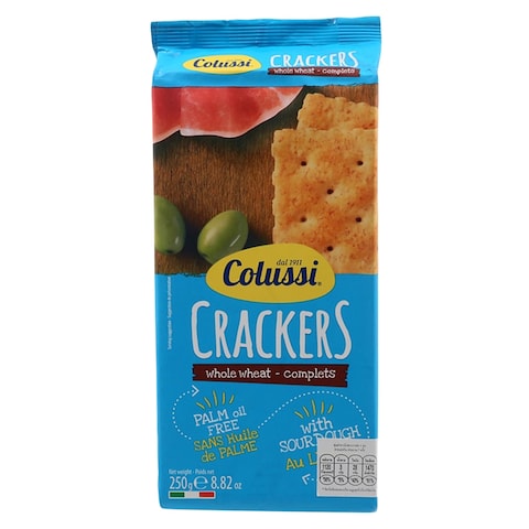 Colussi Whole Wheat Crackers 250GR