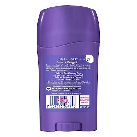 Lady Speed Derma Omega 3 Antiperspirant Deodorant Sticks Purple 45g