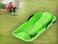 Outdoor Sports Plastic Skiing Boards Sled Luge Snow Grass Sand Board Ski Pad Snowboard With Rope For Double People(Green)