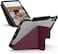 Urban Armor Gear UAG Essential Armor for iPad AIR 11 inch case cover (2024) M2 Folio with Pencil Holder and Adjustable Multi-Angle Viewing Stand - Bordeaux