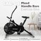Sparnod Fitness SAB-04 Fixed Handle Exercise Air Bike Cycle for Home Gym with Adjustable Resistance and Height Adjustable Cushioned Seat (Free Installation)