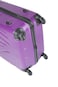 Senator Hard Case Medium Luggage Trolley Suitcase for Unisex ABS Lightweight Travel Bag with 4 Spinner Wheels KH115 Purple