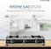KROME Gas Stove 3 Burners, Auto Ignition, Two 100mm + Single 30mm Brass Burner Cap, LPG Cooktop, Flame Failure Device, Enamel Square Pan Support, CE Approved, Stainless Steel Body - KR-GSFC3041