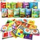 Teytoy My First Soft Book, Teytoy Nontoxic Fabric Baby Cloth Activity Crinkle Books For Infants Boys And Girls Early Educational Toys Shower Gift (Pack Of 12)