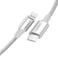 UGREEN USB-C to Lightning MFI Cable Alu Case with Nylon Braided 3A PD Fast Charging 1m SIL