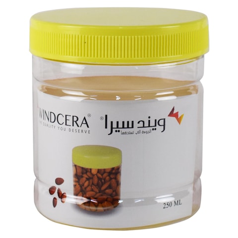 Windcera Pet Jar Clear/Yellow 250ml