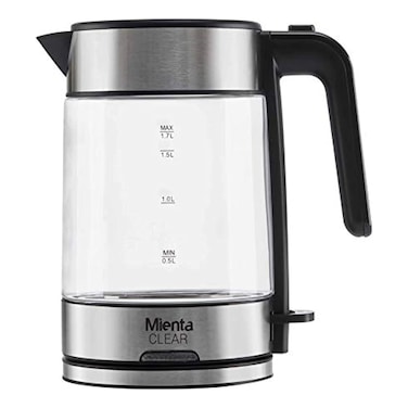 Mienta Eclat Electric Kettle - 1.7 Liters - 2200 Watt Glass - EK201520A