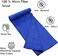 2-Pc Microfiber Bath Sheet Blue 80x160cm Soft Microfiber Beach Towel Super Absorbent, Fast Drying and Durable Microfiber Bath Towel