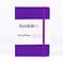Jumble &amp; Co Moodler B6 Ruled Notebook - Royal Mess Purple