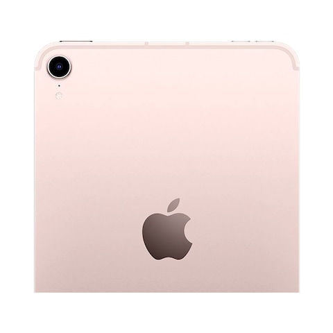 Apple iPad Mini 6th Generation Tablet, 64GB, Pink, 12 MP Camera, 8.3 Inch Screen Size, Multi-Touch Window Display, Wi-Fi + Cellular