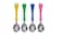 Ice-cream scoop, yellow/green/blue/pink