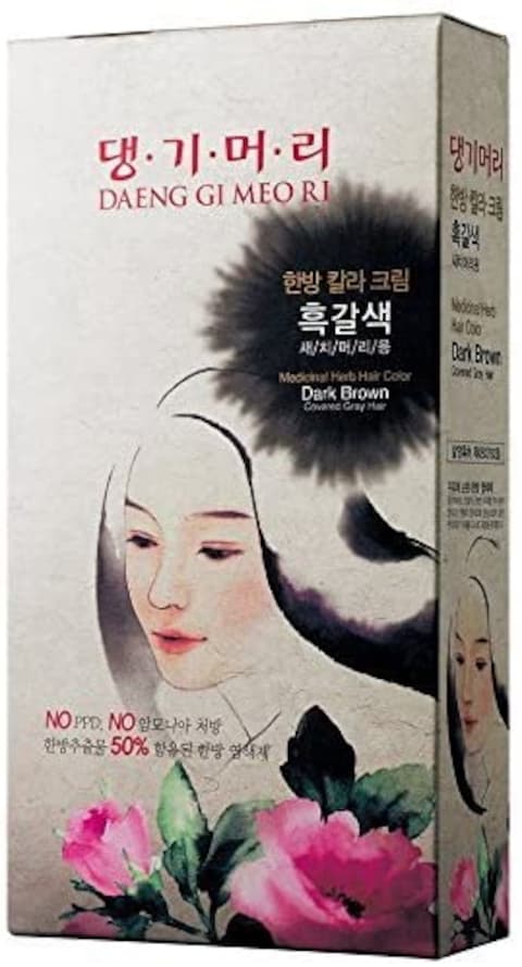 Daeng Gi Meo Ri Medicinal Herb Hair Color (No Ammonia &amp; No Ppd) (Dark Brown)