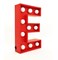 LED Marquee Letter Light Sign Wooden Red (E) 25cm